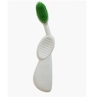 Щетка зубная мягкая для левшей бело-зеленая Flex Brush Radius